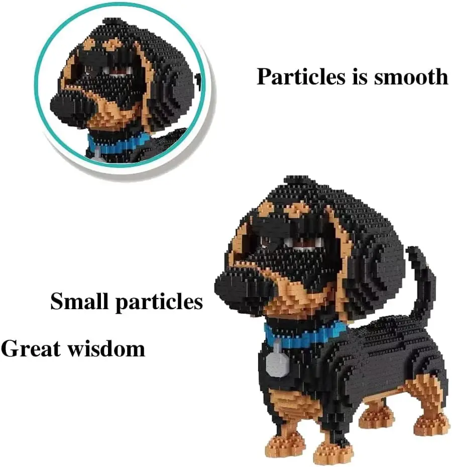 Micro-blocs pour animaux de compagnie mignons : collection chien et chat, compatibles avec d'autres blocs de construction de type brique, le meilleur choix pour les fêtes et les cadeaux