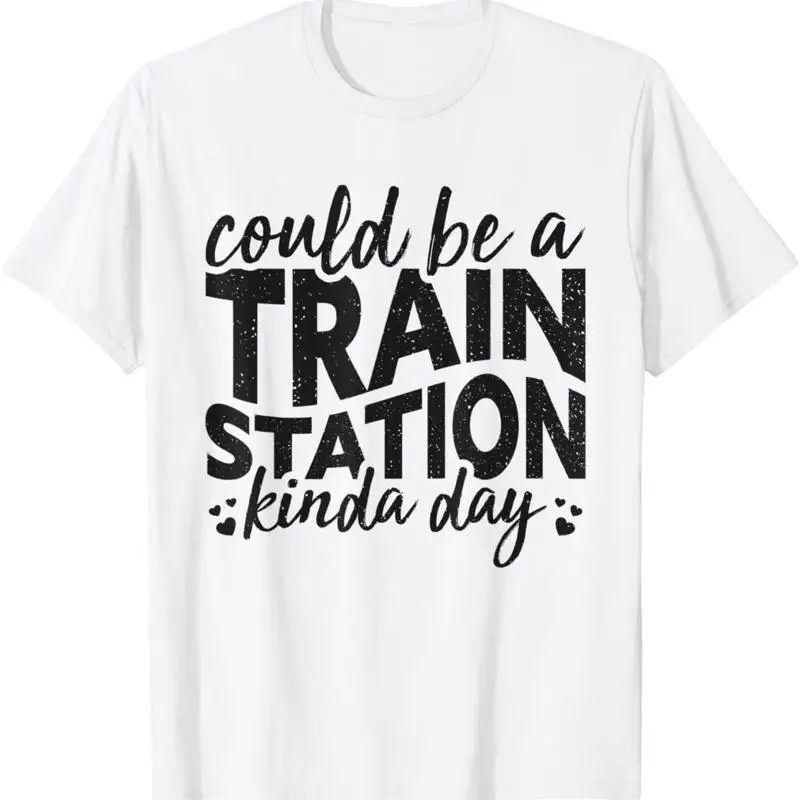 

Винтажная футболка Could Be A Train Station Kinda Day