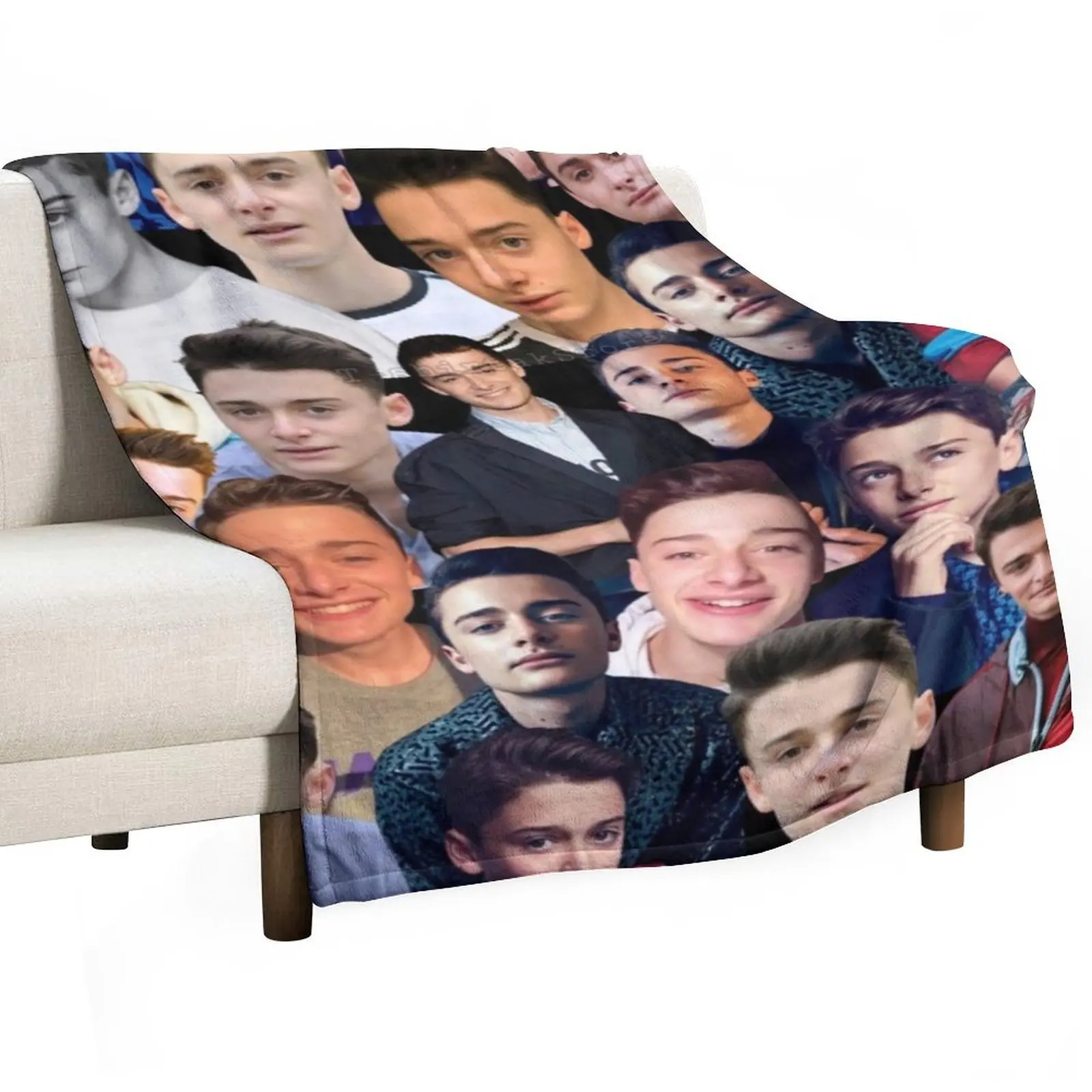 

noah schnapp photo collage Throw Blanket decorative Extra Large Throw Polar Luxury Thicken Blankets
