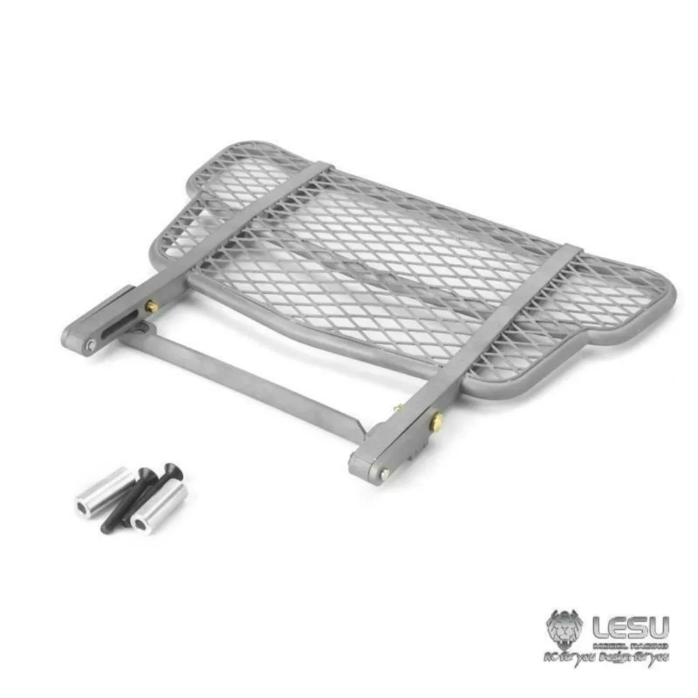 DIY Tamiyay 1/14 1851 3363 RC 트랙터 트럭 원격 제어 장난감 자동차 모델 Th14388 용 금속 LESU 앞 범퍼