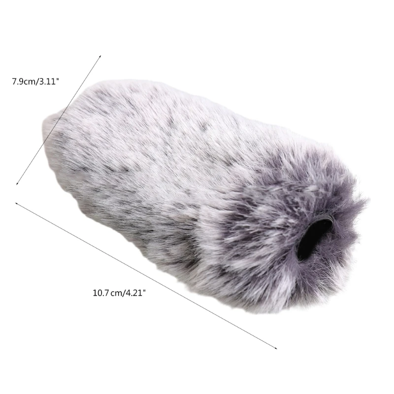 700 micrófonos escopeta funda para parabrisas pieles artificiales protección viento