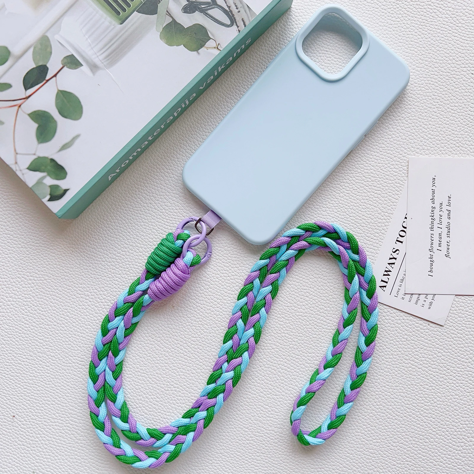الإبداعية الكرتون الهاتف المحمول العالمي الحبل Crossbody حبل طويل الحبل حبل ملون عصري موضة الفتيات النساء الهدايا
