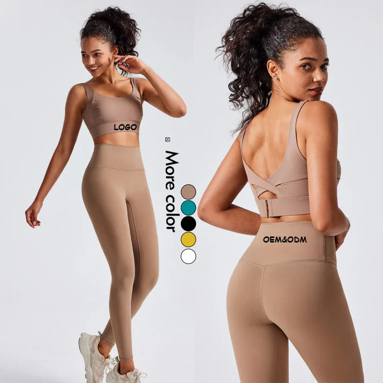 Ropa de gimnasio de talla grande para mujer, ropa interior deportiva hermosa, pantalones de Yoga de moda, levantamiento de cadera, conjuntos de ropa activa, S-XL