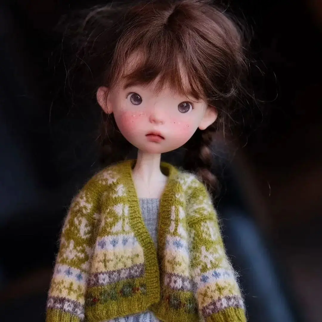 

New bjd sd Girl Big Head 1/6 25cm zhuzhubao doll resin toy birthday gift Spot makeup free shipping