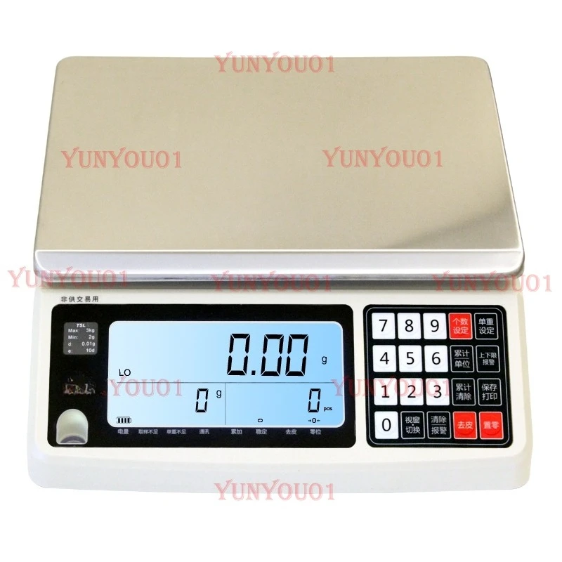 High precision electronic counting table scale 0.1g precision electronic table scale industrial electronic scale gram