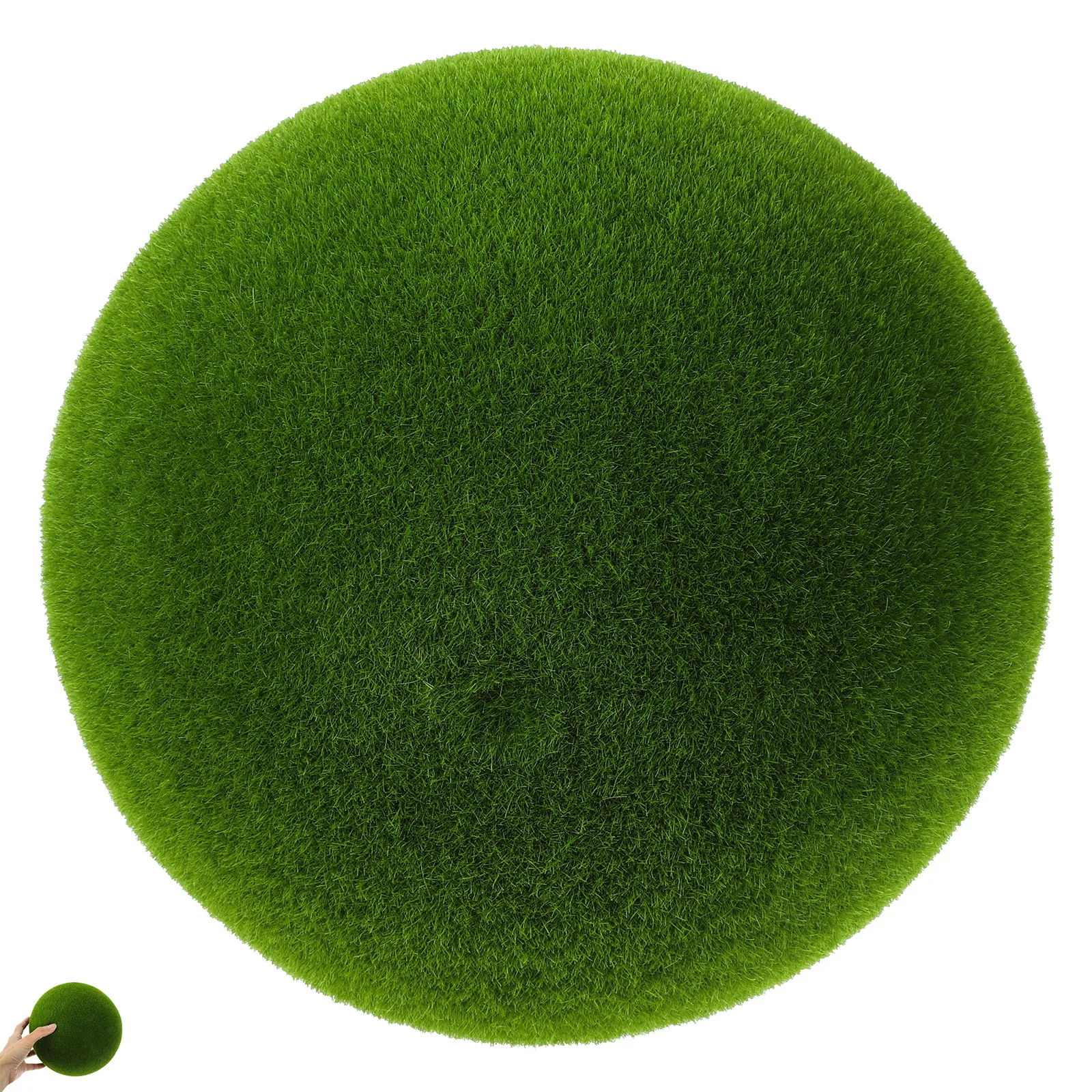 كرة الطحلب المقلدة ديكور الطحلب الصناعي الواقعي للمنزل والخارجي وحفلات الزفاف والتعليق على الحائط للنباتات الاصطناعية #6