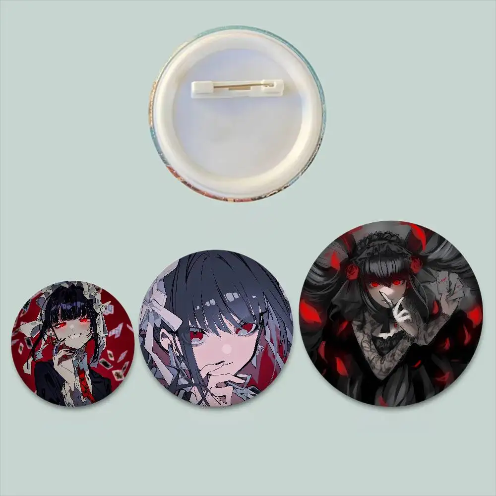 Games Anime D-Danganronpa Badges Peripheral Lapel Pins Tinplate Round Brooch For Shoulder Bag Accessories Souvenir Gifts