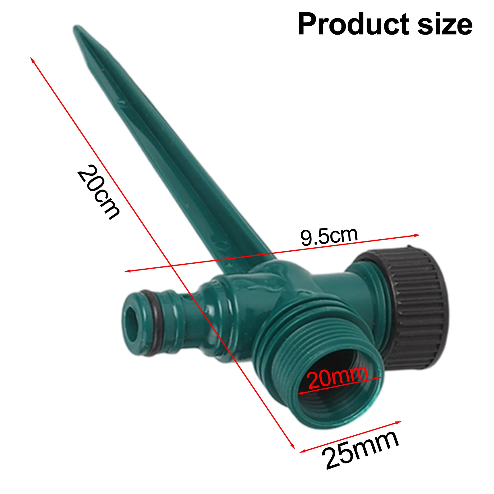 

Как изображение Система полива на 360 градусов Вращающийся на 360 градусов спринклер Эффективная система орошения Расширенное расстояние распыления