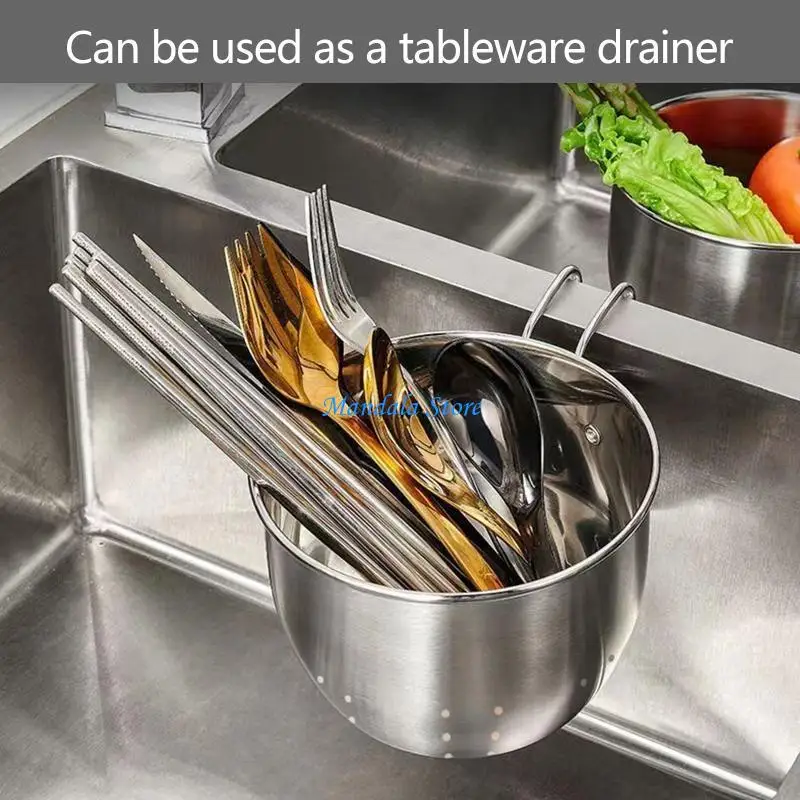 U2JC Multifunctional Sink Dishcloth Holder Sponge Holder Kitchen Drain Rack
