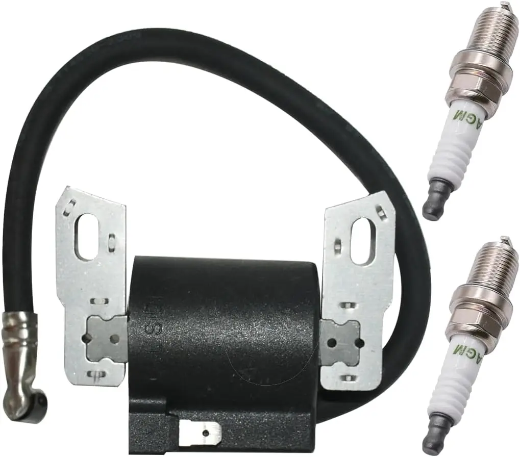 590455 Ignition Coil Solid State Module Fit for 792640 792631 793354 793382 793353 Lawn Mower Parts with Spark Plug Replace 1205