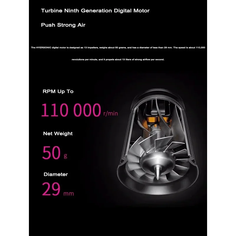 2025 جديد المهنية بلا أوراق درجة حرارة ثابتة الأيونات السالبة مرفق 5 قوية المنزل السفر المحمولة مجفف الشعر الكهربائي