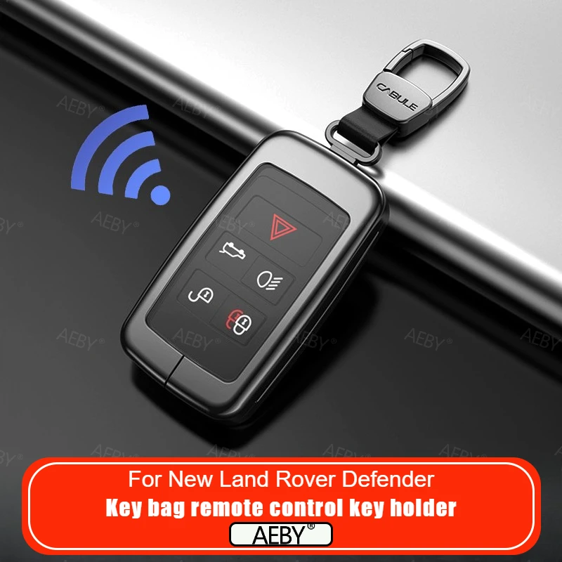 For New Land Rover Defender 2020-2026 Remote key cover protective case aluminum alloy shell Metal shell buckle modification