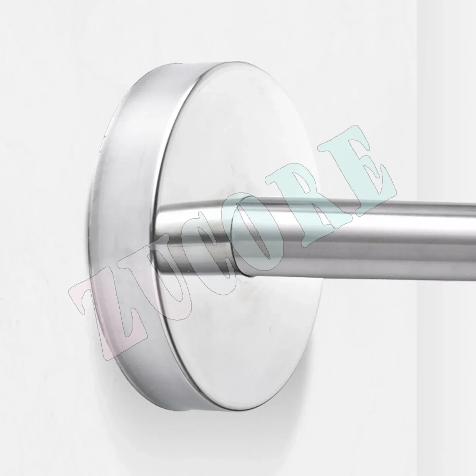 Stainless Steel Shower Curtain Rod U-Shaped  Adjustable Curved Flexible Ideal For Small Bathrooms And Bathtubs