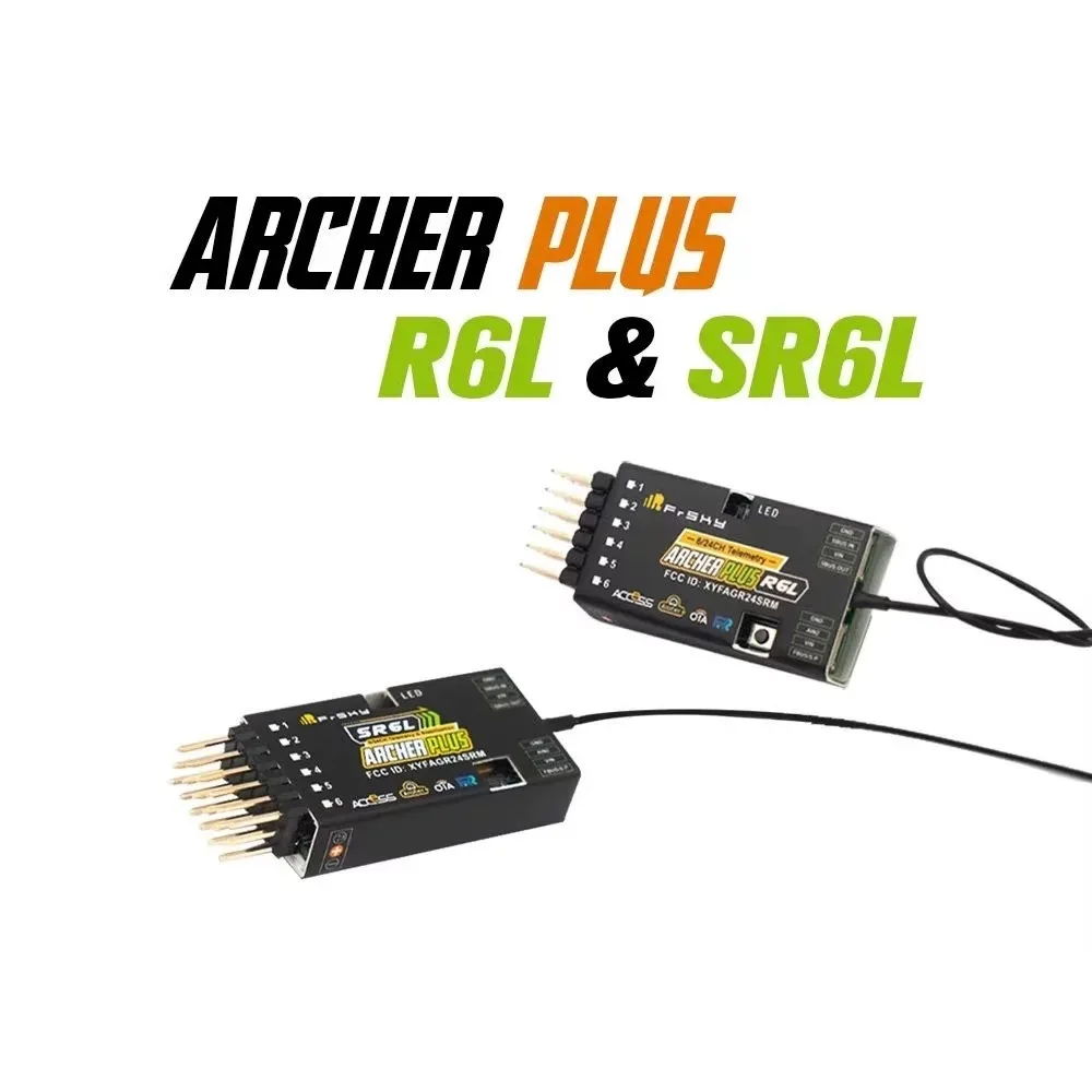 FrSky AP R6L/AP SR6L Receiver 2.4G 6 Channel, Fixed Wing