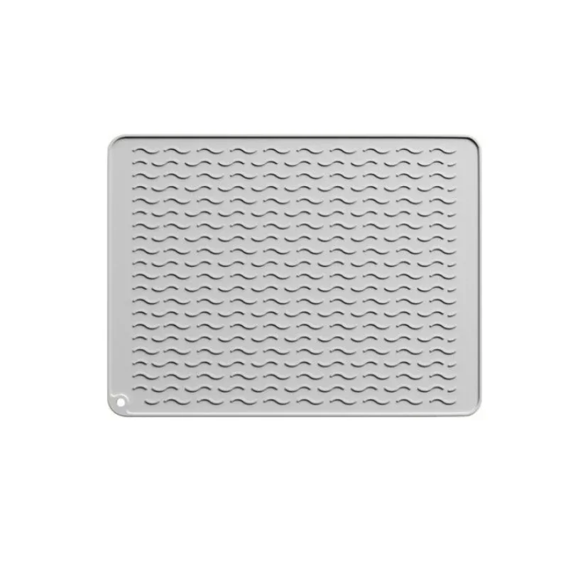 Silicone Heat Insulation Drain Mats, Kitchen Protection, Countertop Pad, Cutting Board, Non-Slip Mat, High Temperature, Anti-Hot