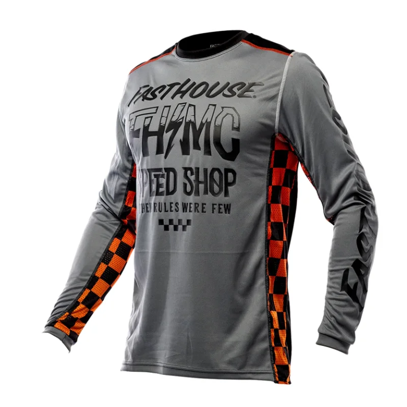 Motocross Downhill Jersey para Homens, DH MOTO, MTB, MX, Off-Road Montanha