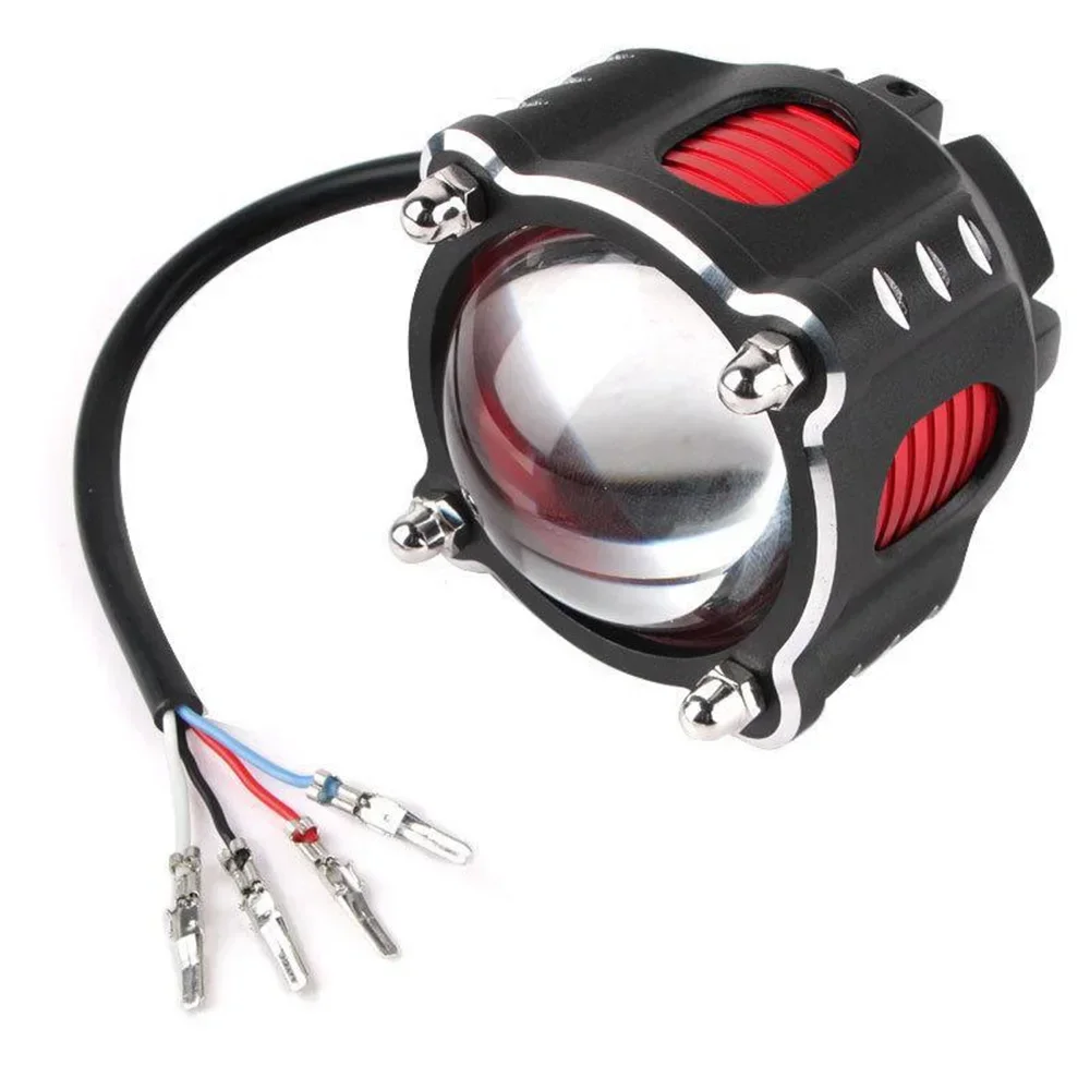 Motorcycle Car LED Laser Spotlight, K4 High Beam Gun, Devil's Eye Blue Red