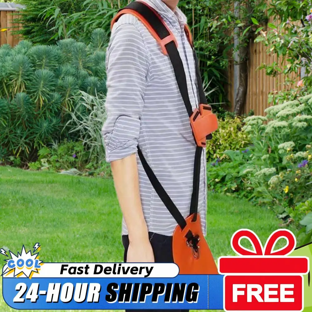 Garden Pruner Strimmer Padded Belt Comfortable Double Shoulder Harness Labor Saving Increase Safety Garden Tool Parts