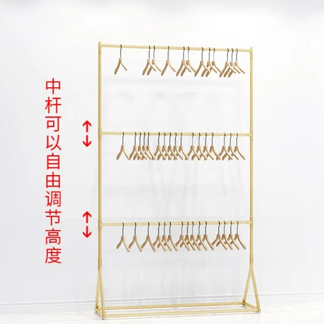 Double-layer hanger suit cheongsam floor-to-ceiling photography studio clothing