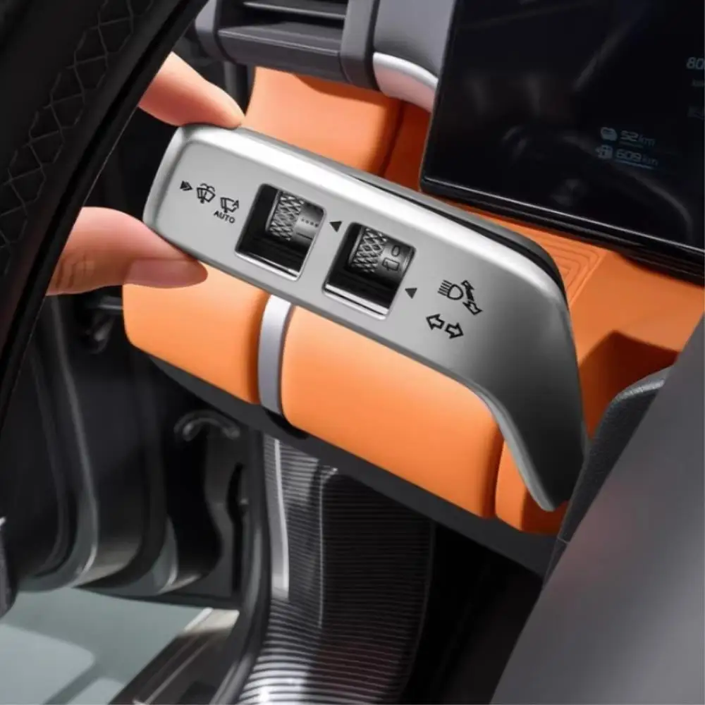 ⭐Genuine⭐ For BYD Leopard 7 Titanium 7 Paddle Shifter Trim Steering Gear Shift Cover Interior Upgrade Mod Accessory