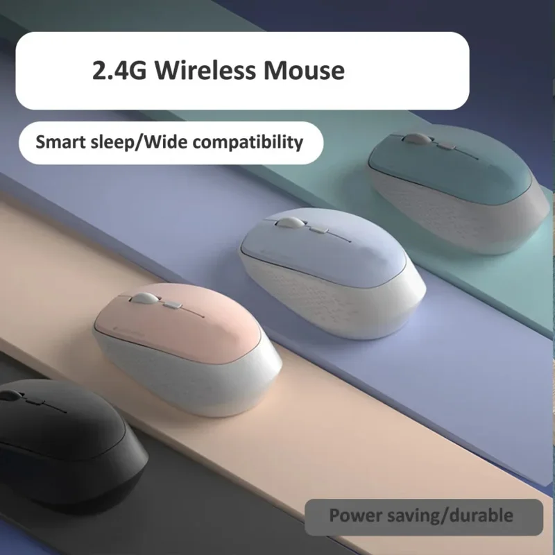 Wireless Mouse Mini Silent 2.4G USB Computer Mouse Optical Mice Noiseless Adjustable 1600 DPI Mouse for Windows Mac Linux