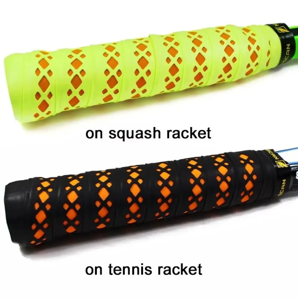 PU Badminton Racket Grip Tape Anti Slip Sweat Absorbent Badminton Overgrip Wear Resistant Breathable Racket Handle Wrap