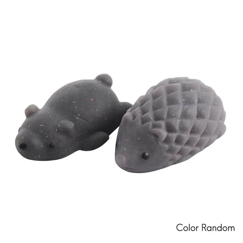 100 peças mini squeeze mole mochi liberação macia estresse kawaii animal mole selo polvo n20
