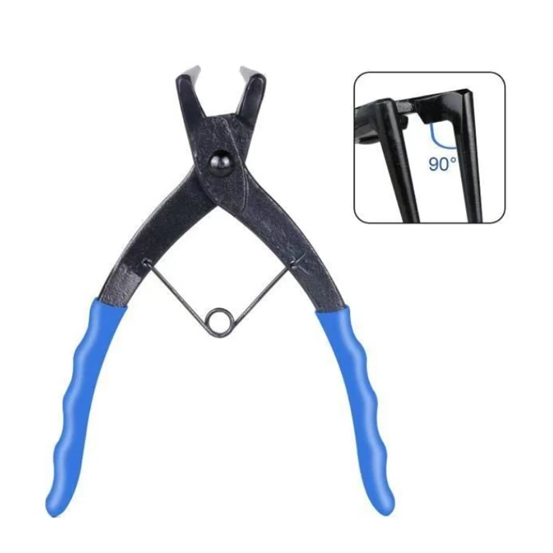 90-Degree Right-Angle Long Nose Pliers Auto Repair Tool Needle Nose Pliers Suitable For Trucks, Motorcycles And Automobiles.