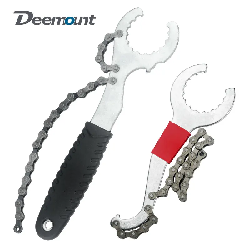 

3-in-1 Bicycle Multi Tool Removal Spanner For Lockring & Derailleur Hanger Cassette Sprocket High Carbon Steel Chained Wrench