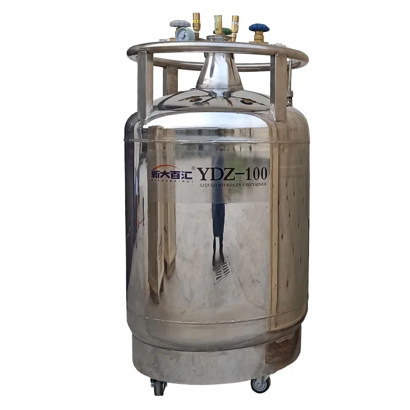 YDZ 150 175l selfpressurized ln2 cylinder 100L nitrogen supplement of instrument nitrogen medical laboratory