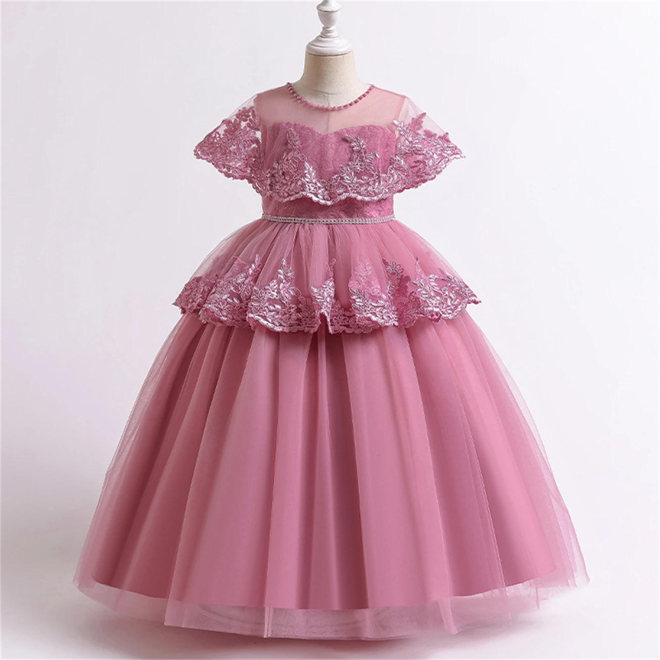 New Girls Wedding Dresses Medium Kids Dresses Dresses Lace Tops