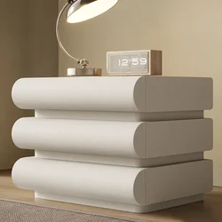 Simple Created Bedside Table Storage Mobile Dresser Bedroom Bedside Tables Modern Small Mesas De Noche Furniture for Room GG