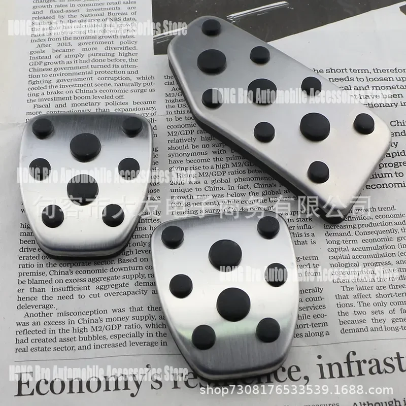 For Subaru Forester XV 2018-2021 Impreza 2016-2021 Aluminum Alloy Throttle Brake Foot Pedal Cover Anti Slip Car Accessories
