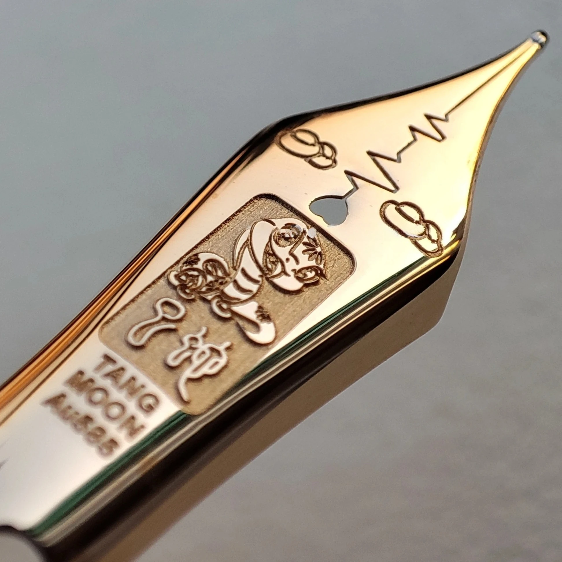 

Luxury Tangmoon 14K Gold No.6 Pen Nib Unit Physics Series/Schrödinger’s Cat/Adapted BOCK Pen Holder Fountain Pen Accessories