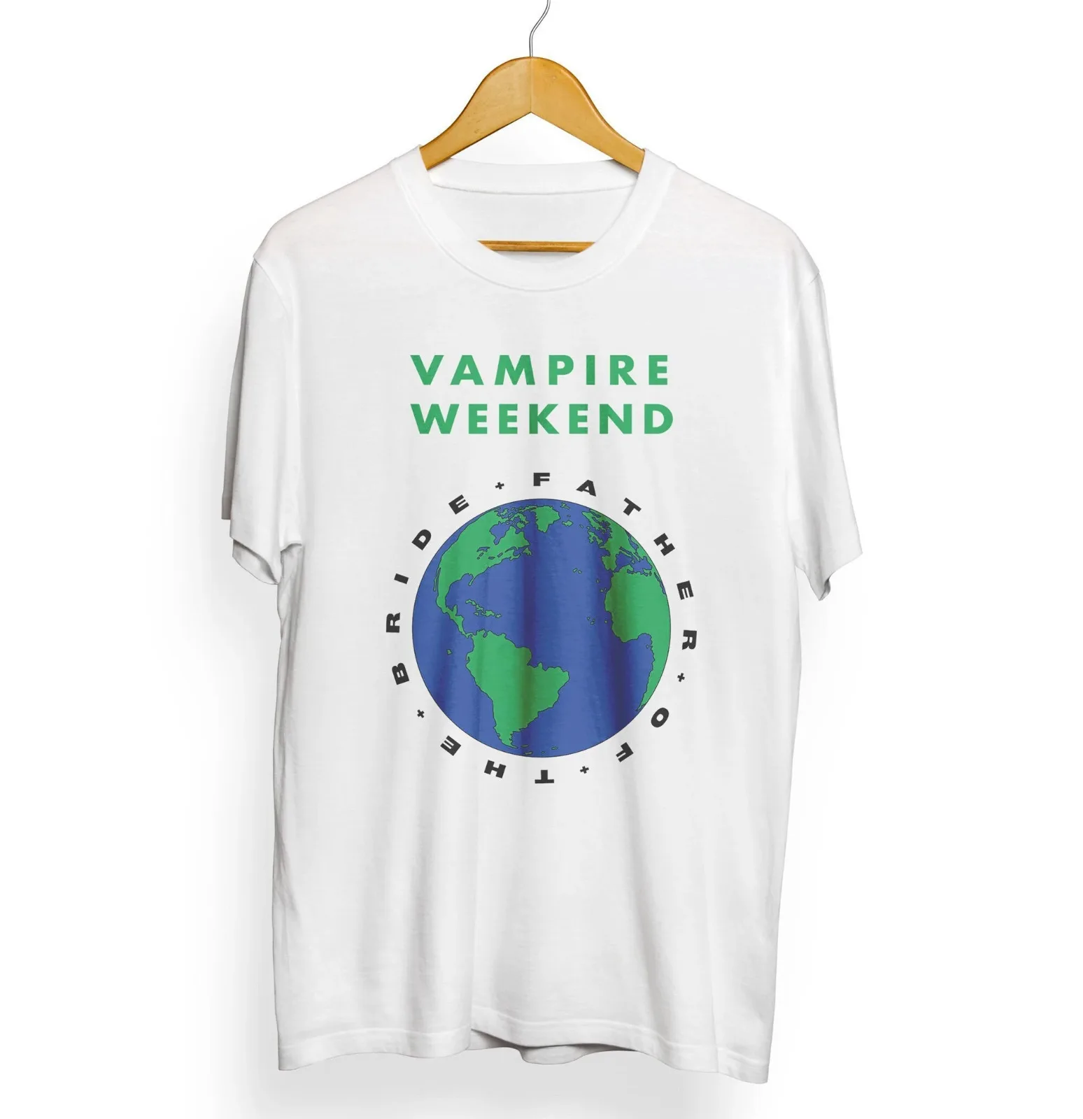 Vtg Vampire Weekend Band Cotton Full Size White T Shirt Mm1608