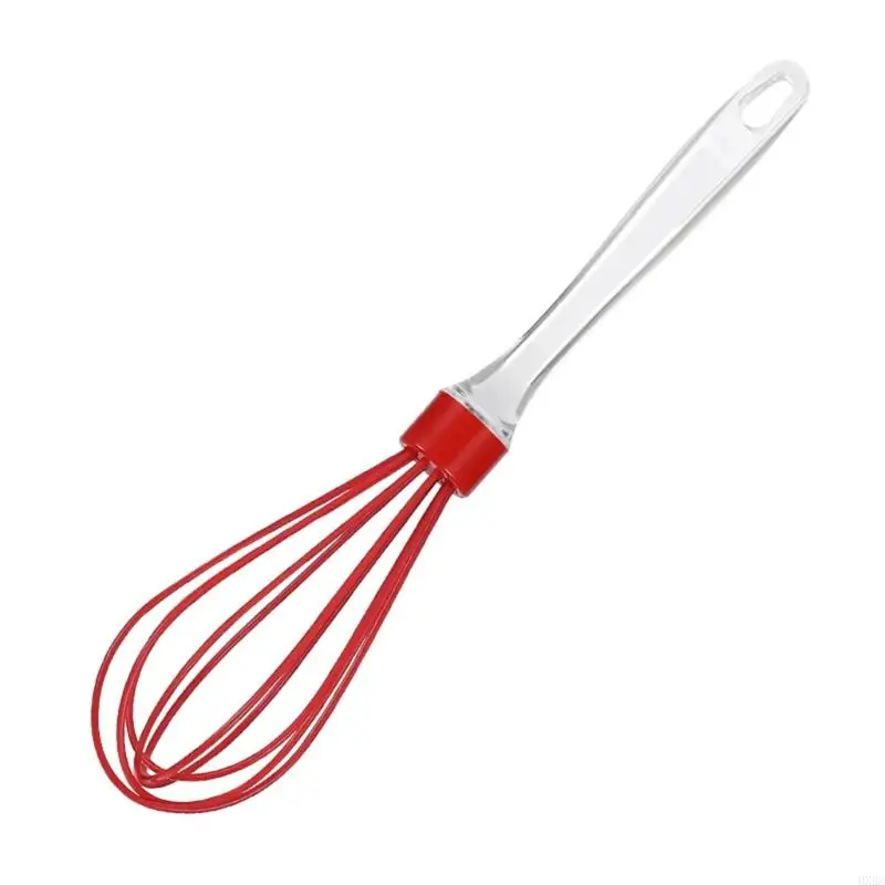HX6C Frusta manuale in silicone Frusta per uova manuale Utensili da cucina durevoli per pasticceria Utensile da forno per torte