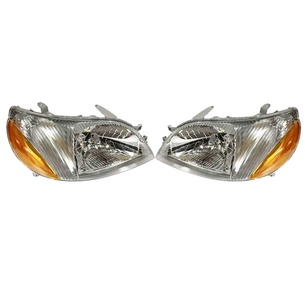 1 Pair Car Headlights For Toyota Echo Platz 1999 - 02 NCP11 NCP12 Automobile Headlamp 8115052170 8113052180 8111052180