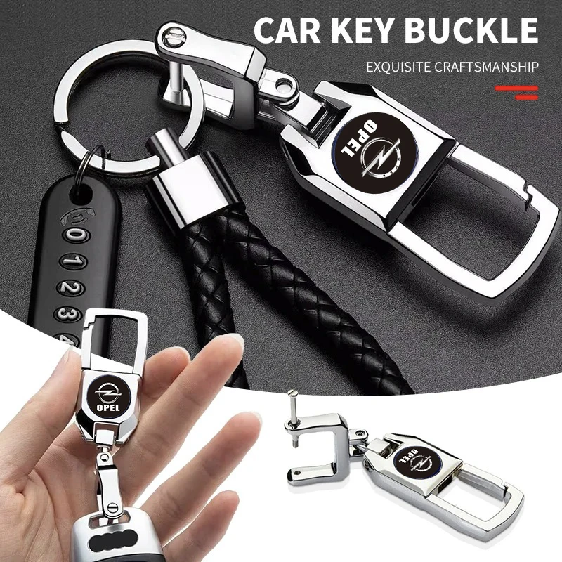 

High quality waist suspension car keychain metal zinc alloy keychain For Opel Astra j g Insignia Corsa d Vectra Auto Gadgets