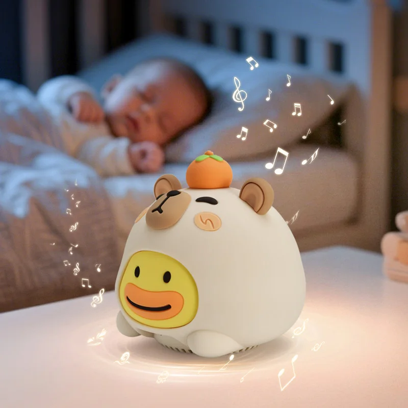 Children's favorite night light with 20 white noise lullabies function and a speaker