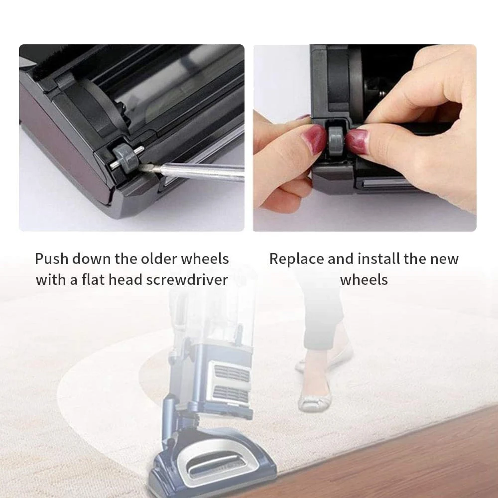 シャークバキュームクリーナーの交換用ホイール、モデルnv350、nv351、nv355、nv356e、nv500、nv501、1ペアに適合