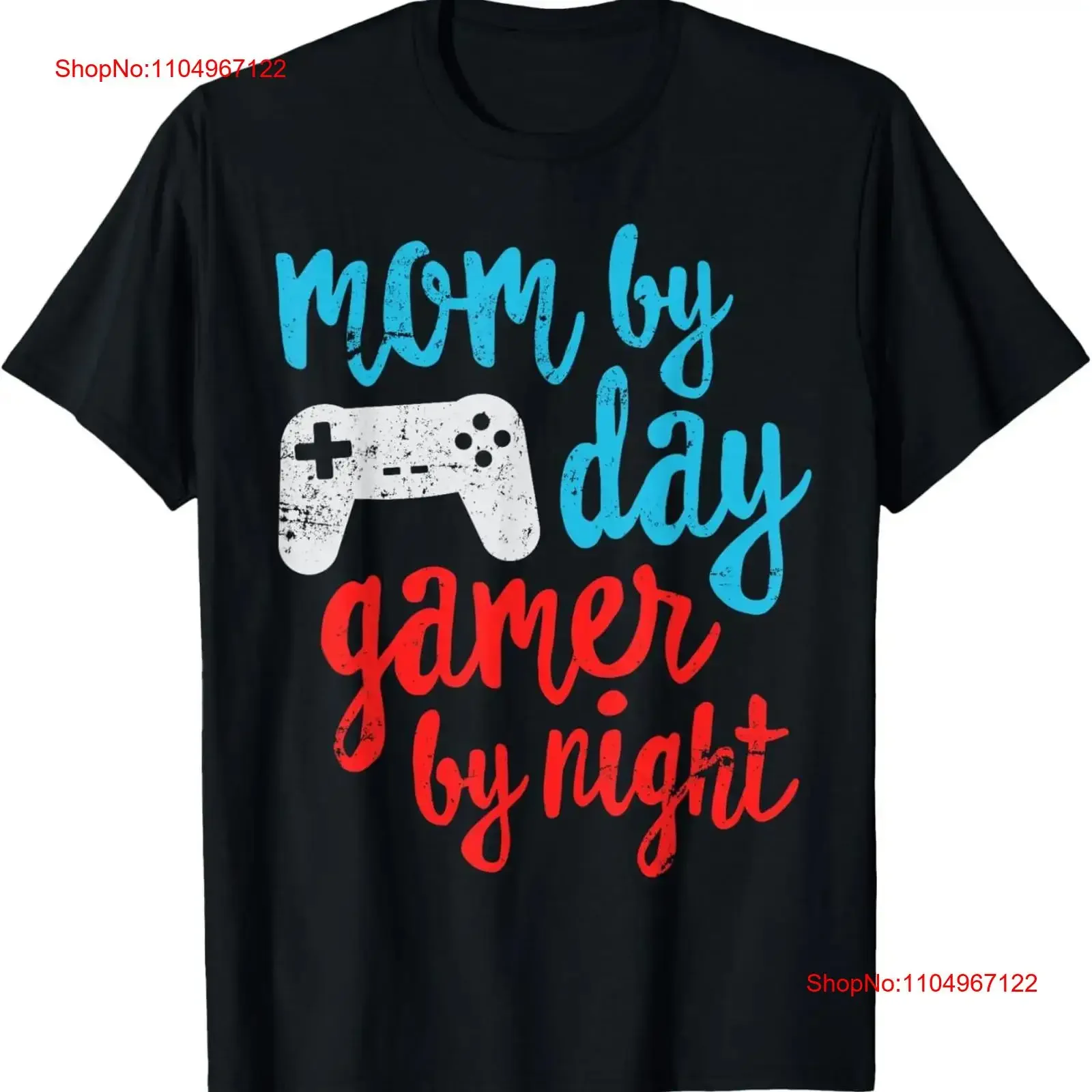 

Mom By Day Gamer Night Забавная футболка для мамы винтажная стираная уличная дизайнерская одежда homme Топ для повседневной носки Мягкая