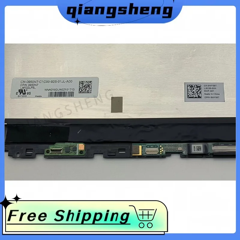 Imagem -04 - Polegadas Laptop Lcd Touch Screen Assembly Nova Substituição Adequado para Dell Inspiron 7390 7391 2-em1 P113g P113g001 13.3