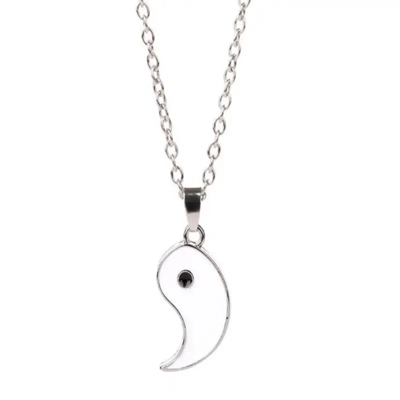 Yin Yang Pendant Necklace For Girlfriend Couples Matching Best Friend Friendship Jewelry Gift Bff Things Aesthetic Collar Boys 2 image 3