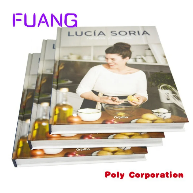 Libro de recetas de menú personalizado, libro de cocina de tapa dura, servicio de impresión