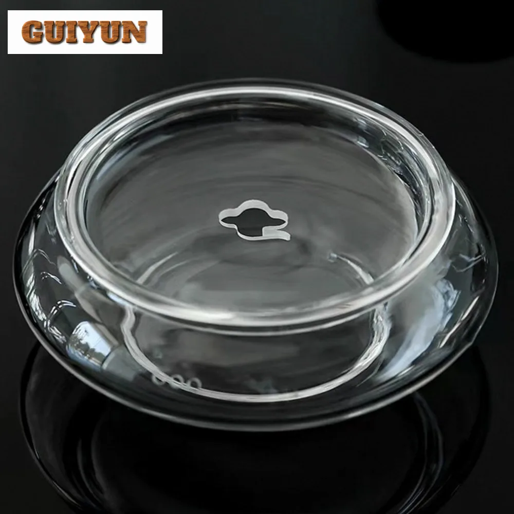 260ml Heat-resistance Pot Holder Household Water Storage Glass Holder Teaware Support Dry Soaking Table Tea Tray Kung Fu Teaware