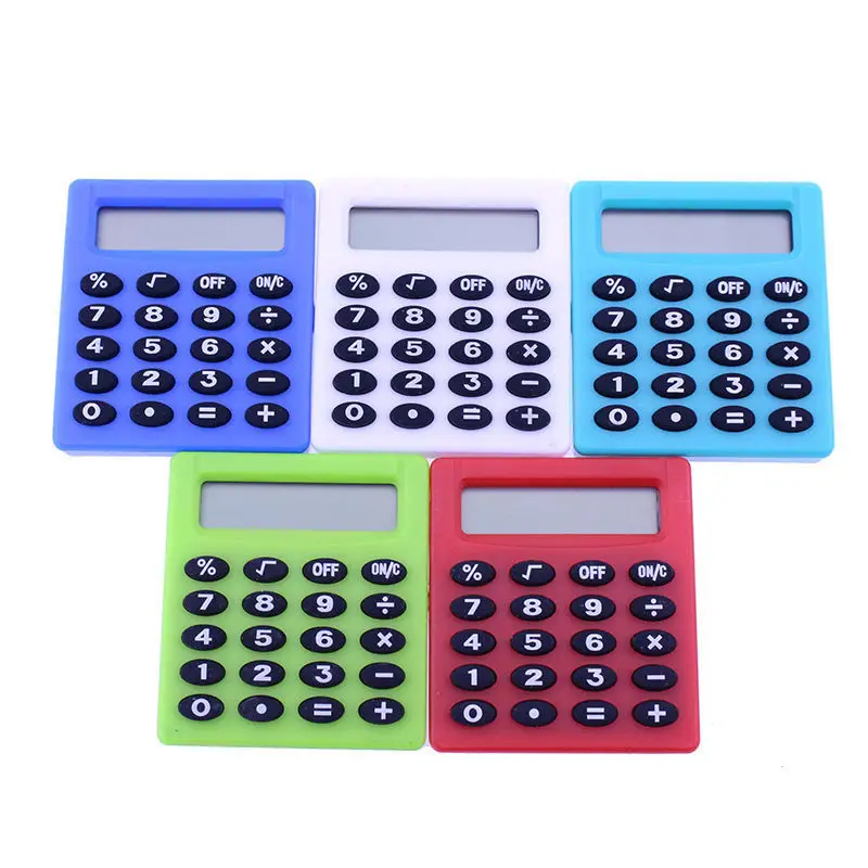 Boutique de papelaria pequeno quadrado calculadora personalizado mini doces cor escola & escritório eletrônica calculadora criativa