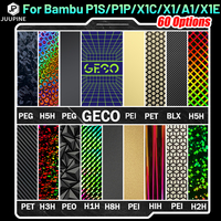 JUUPINE For Bambulab Build Plate 257x257 Spring Steel Sheet Pei Peo H1H Pey Sheet A1 X1C P1S build plate 3d Printer Bamboo Lab