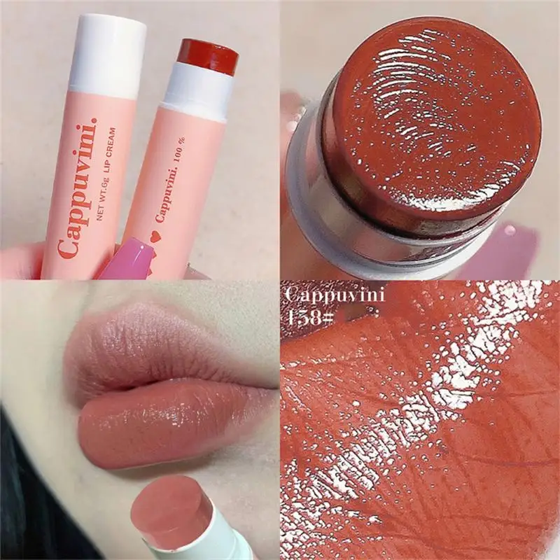 Cappuvini Hidratar Batom, Esmalte Smoothing Lip Lines, Maquiagem Cosméticos, Esmalte, 1 Pc, 2 Pcs, 3Pcs