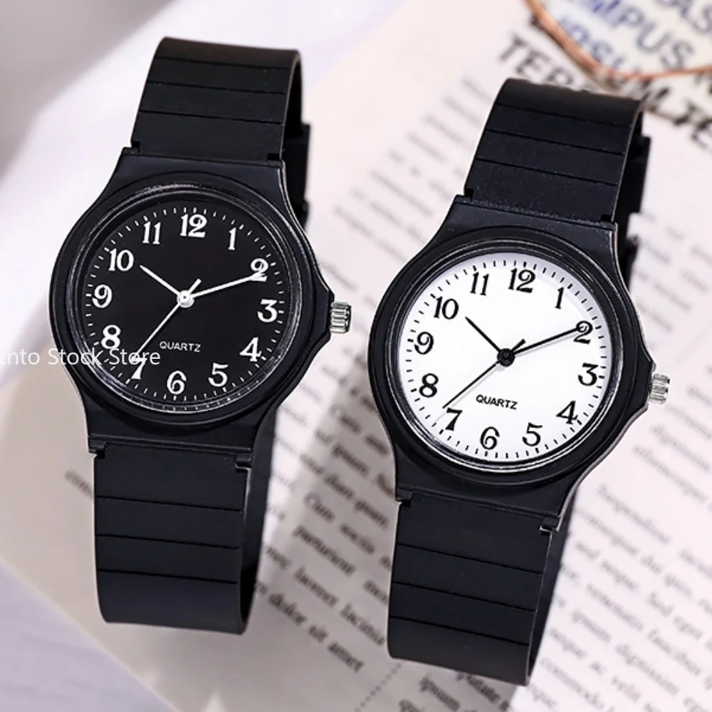 Simple Fashion Quartz Watch for Women Student Wrist Watches Silicone Strap Watch Wholesale Reloj Mujer Elegante Reloj De Mujer