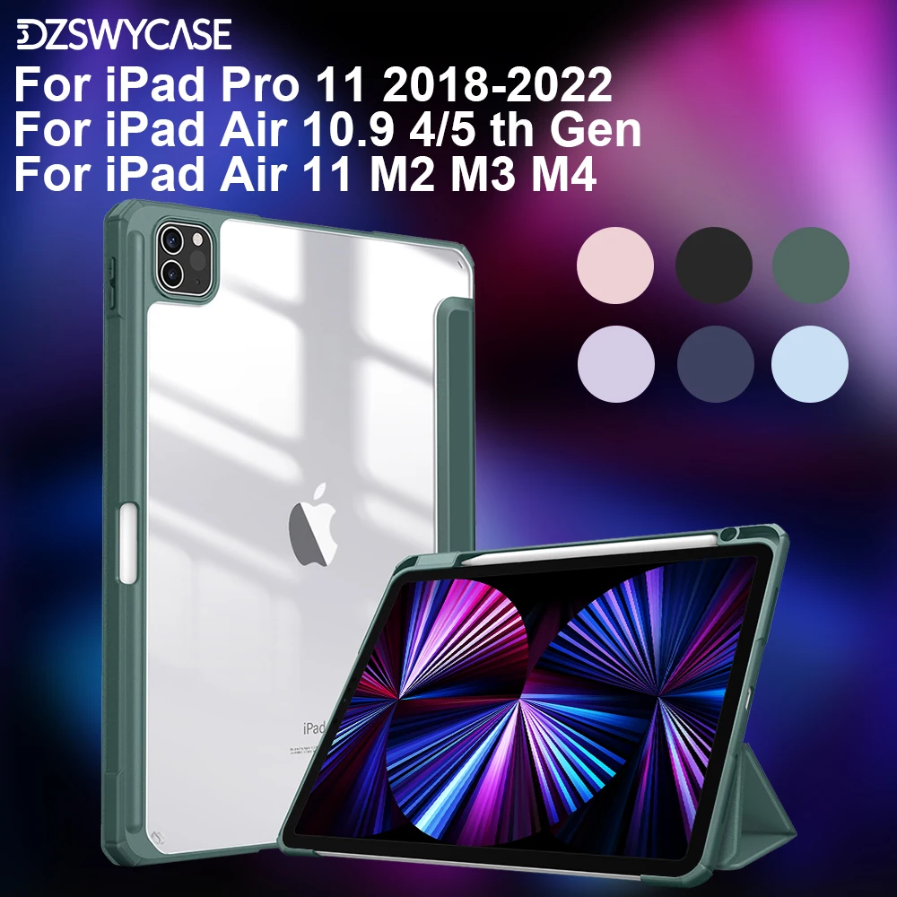 Case for iPad Air 11 Inch M4/M3/M2/iPad Pro 11 2018-2022/iPa